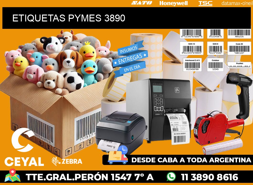 ETIQUETAS PYMES 3890