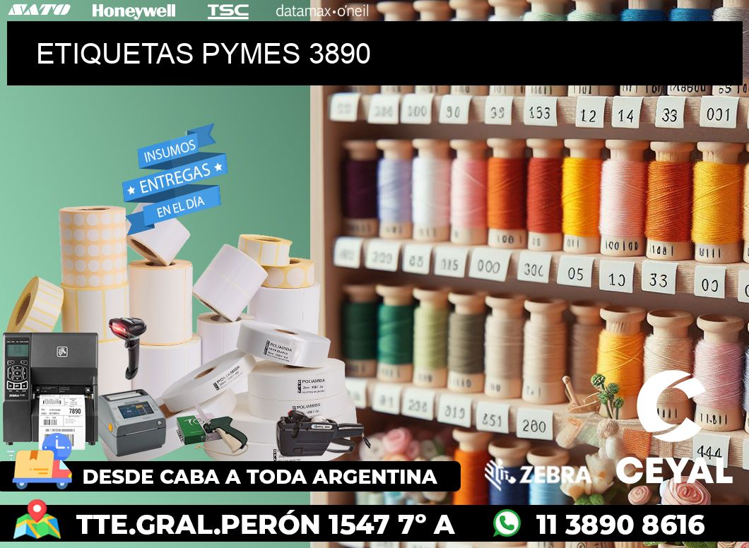 ETIQUETAS PYMES 3890