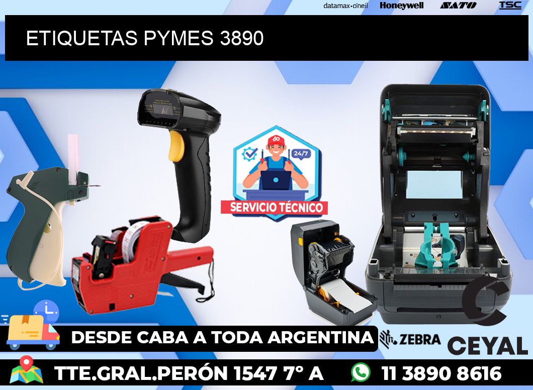 ETIQUETAS PYMES 3890