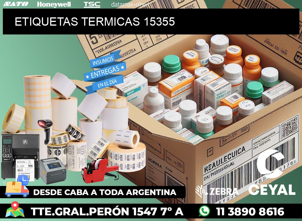 ETIQUETAS TERMICAS 15355