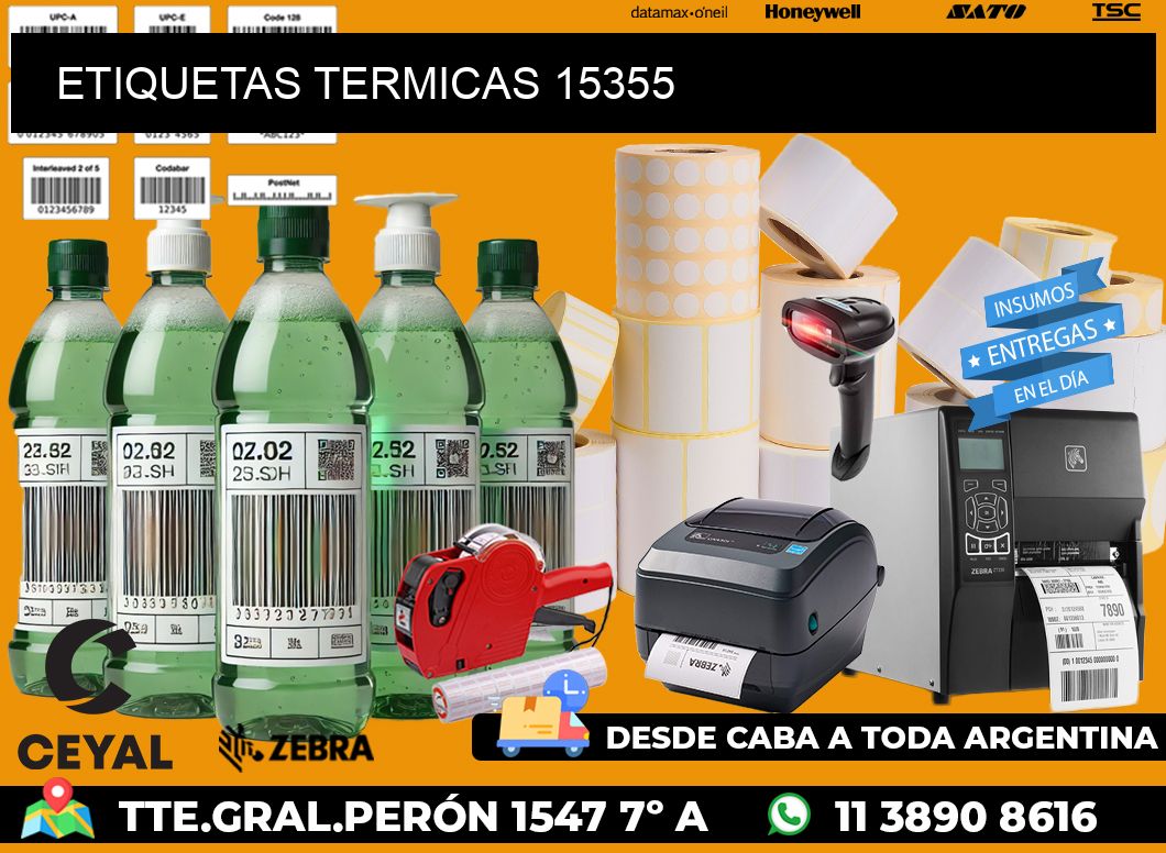 ETIQUETAS TERMICAS 15355