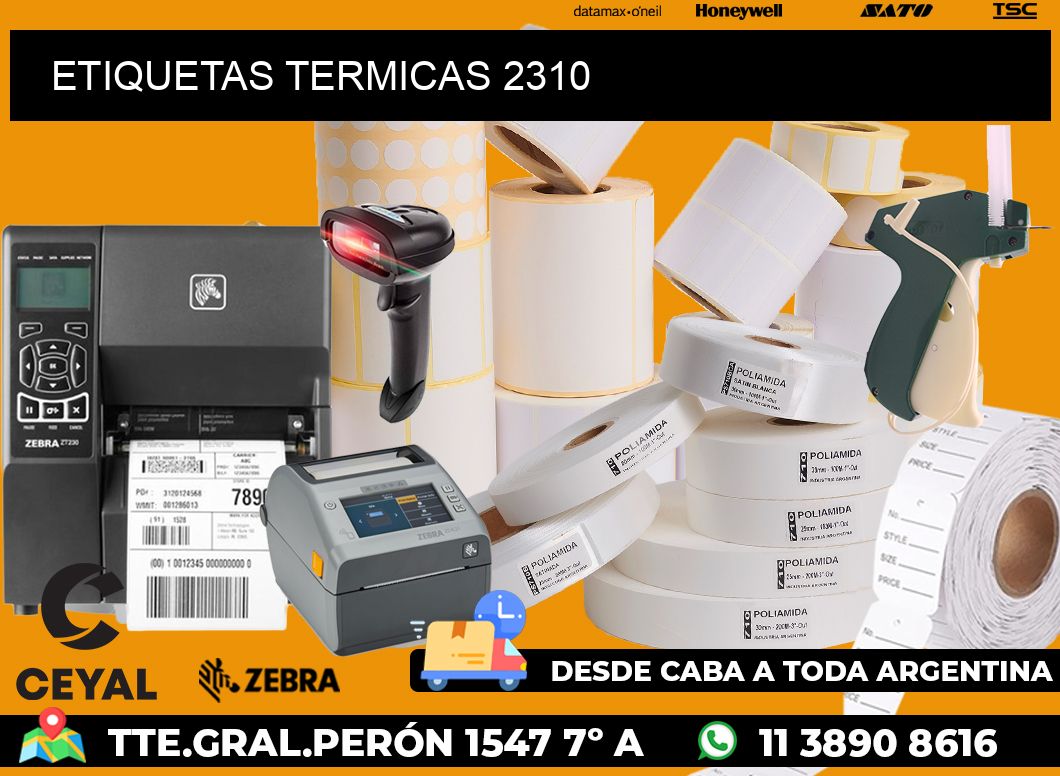 ETIQUETAS TERMICAS 2310