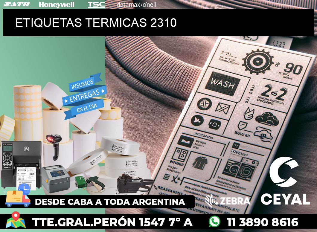 ETIQUETAS TERMICAS 2310