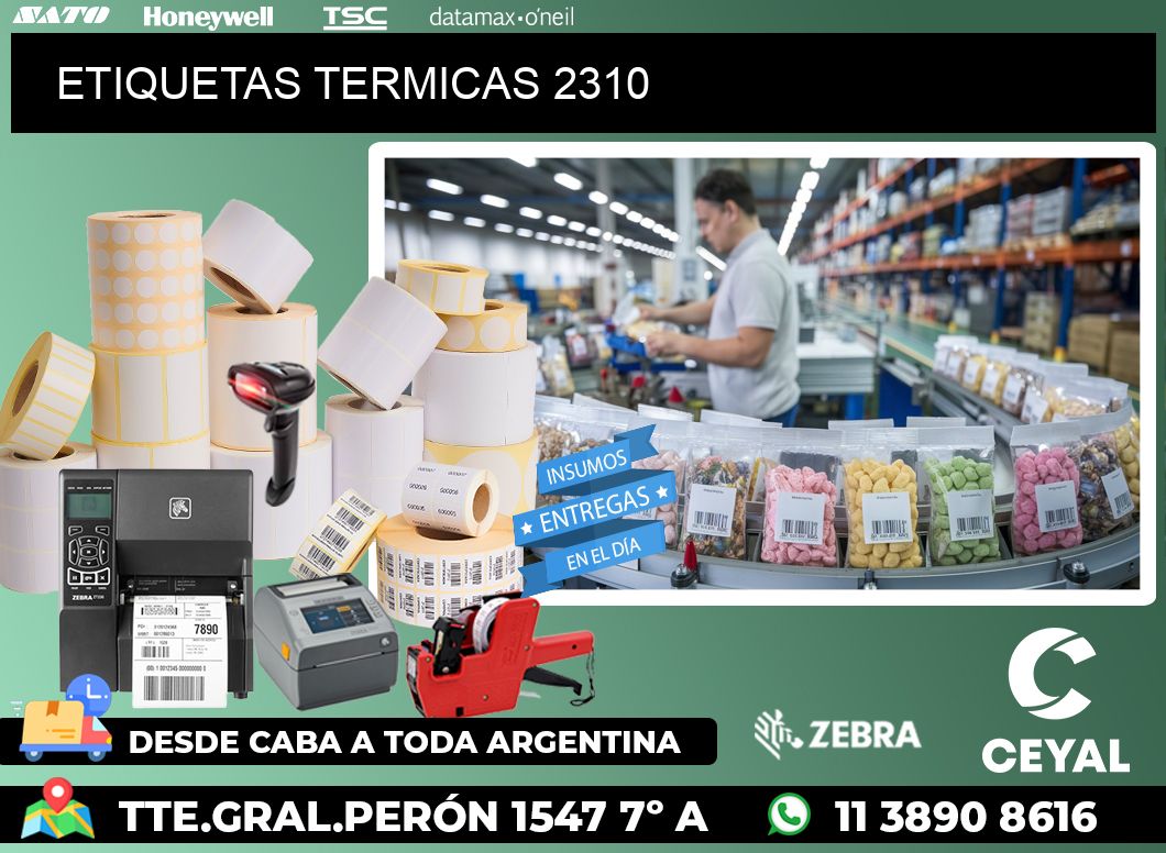 ETIQUETAS TERMICAS 2310