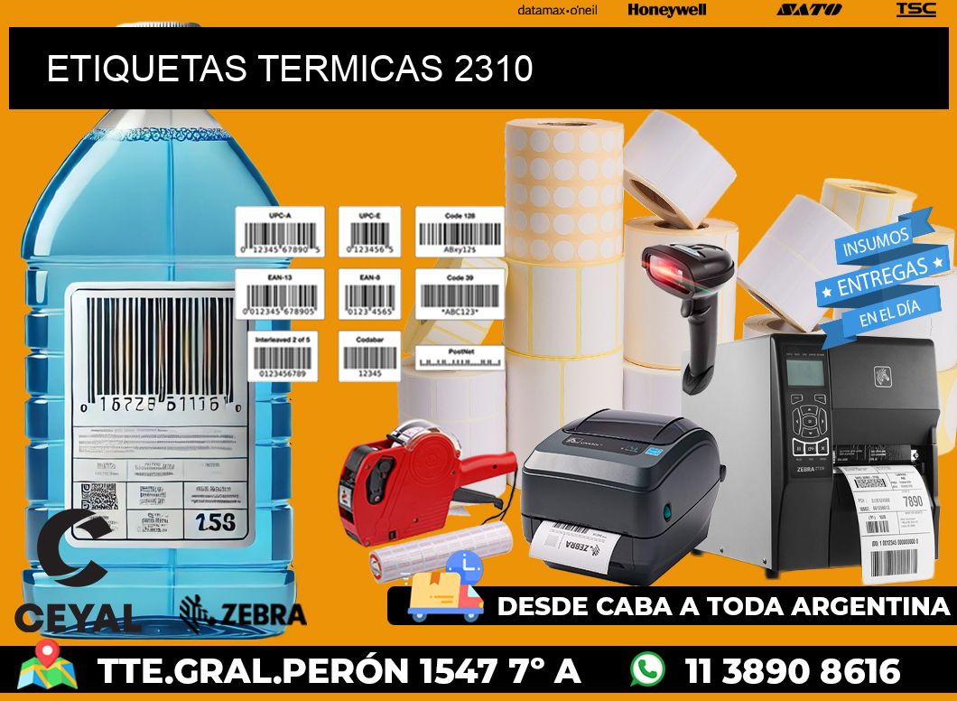 ETIQUETAS TERMICAS 2310