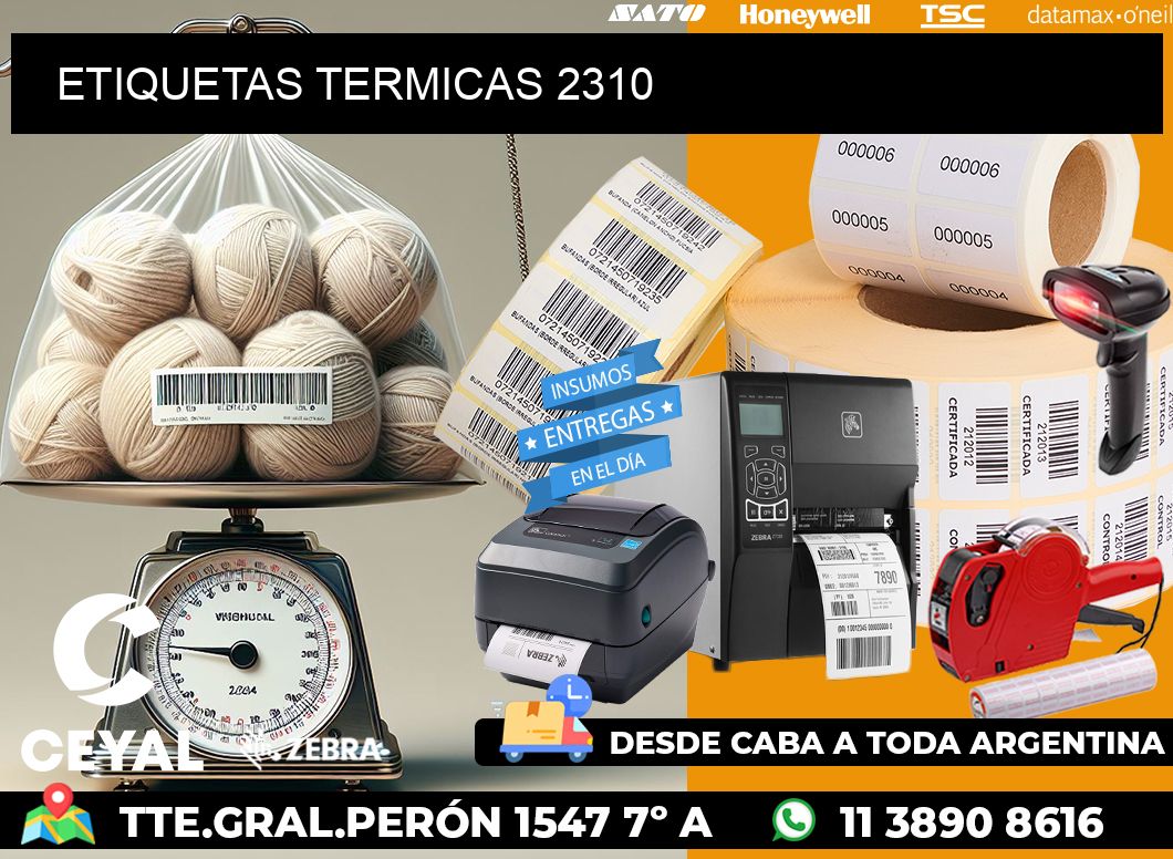 ETIQUETAS TERMICAS 2310