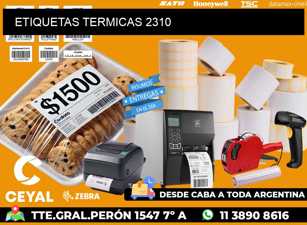 ETIQUETAS TERMICAS 2310