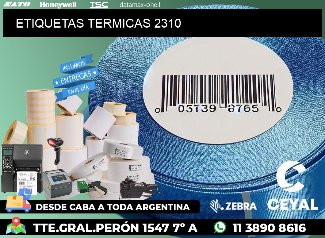 ETIQUETAS TERMICAS 2310
