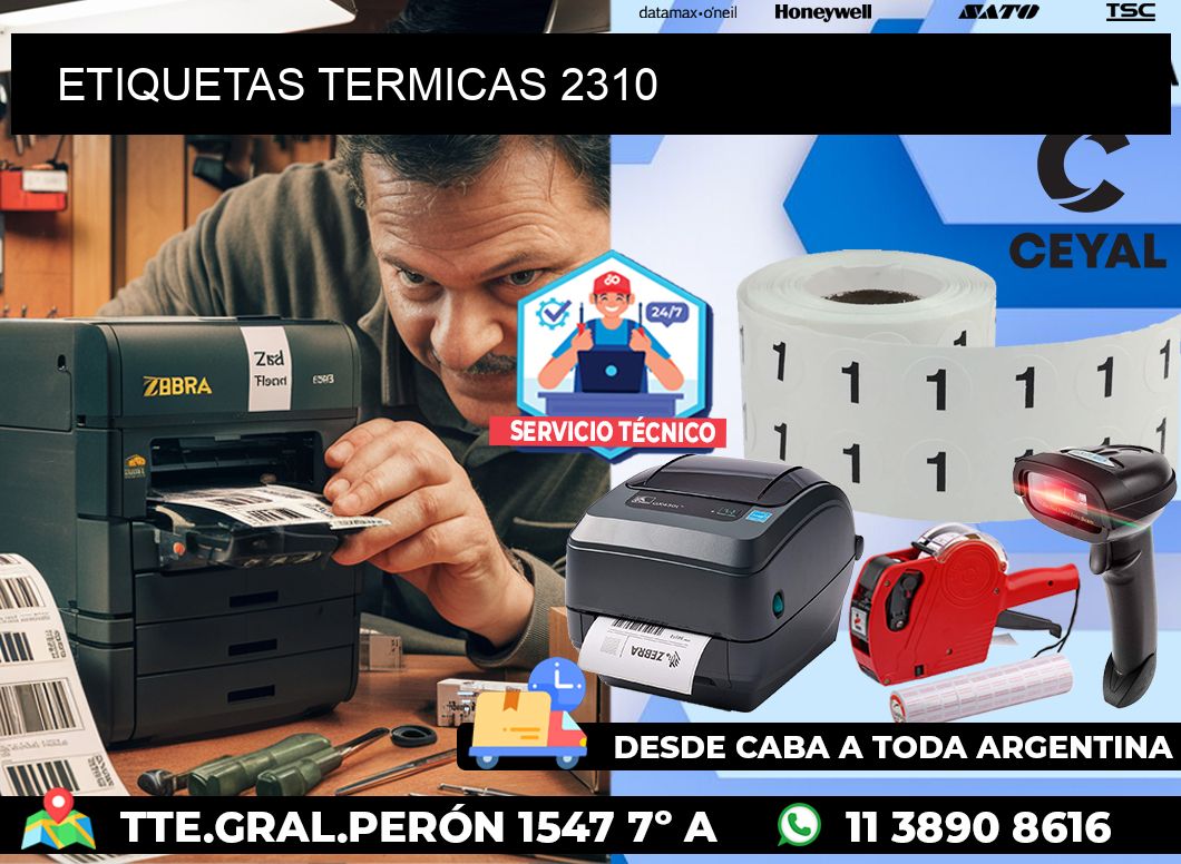 ETIQUETAS TERMICAS 2310