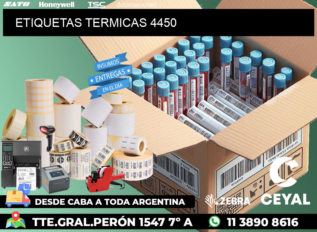 ETIQUETAS TERMICAS 4450