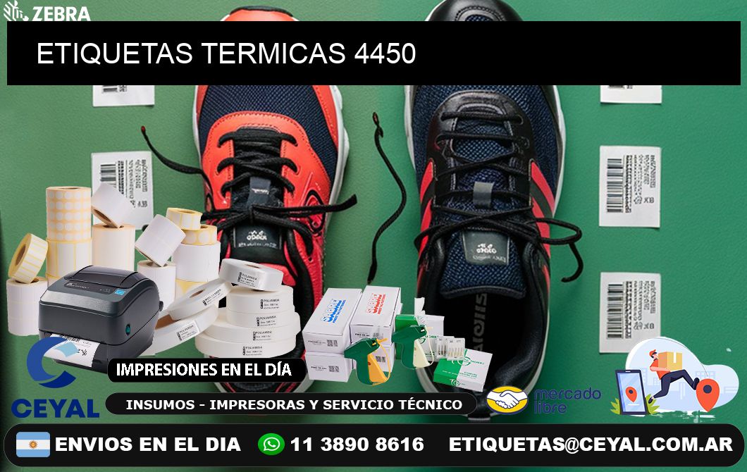 ETIQUETAS TERMICAS 4450