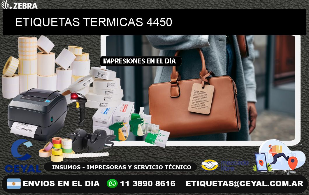 ETIQUETAS TERMICAS 4450
