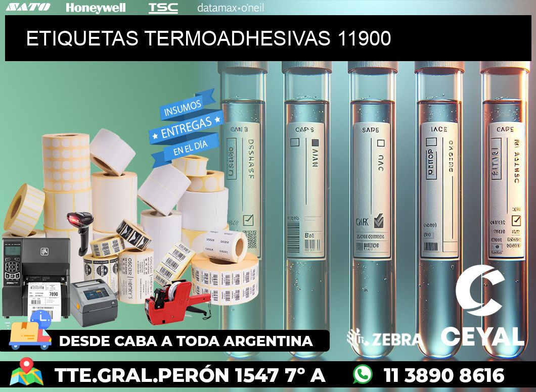 ETIQUETAS TERMOADHESIVAS 11900