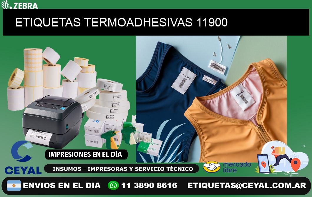 ETIQUETAS TERMOADHESIVAS 11900