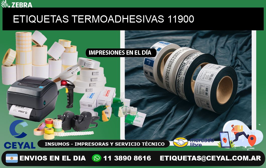 ETIQUETAS TERMOADHESIVAS 11900