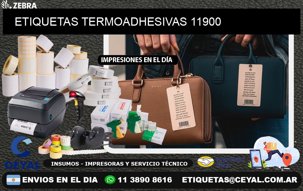 ETIQUETAS TERMOADHESIVAS 11900