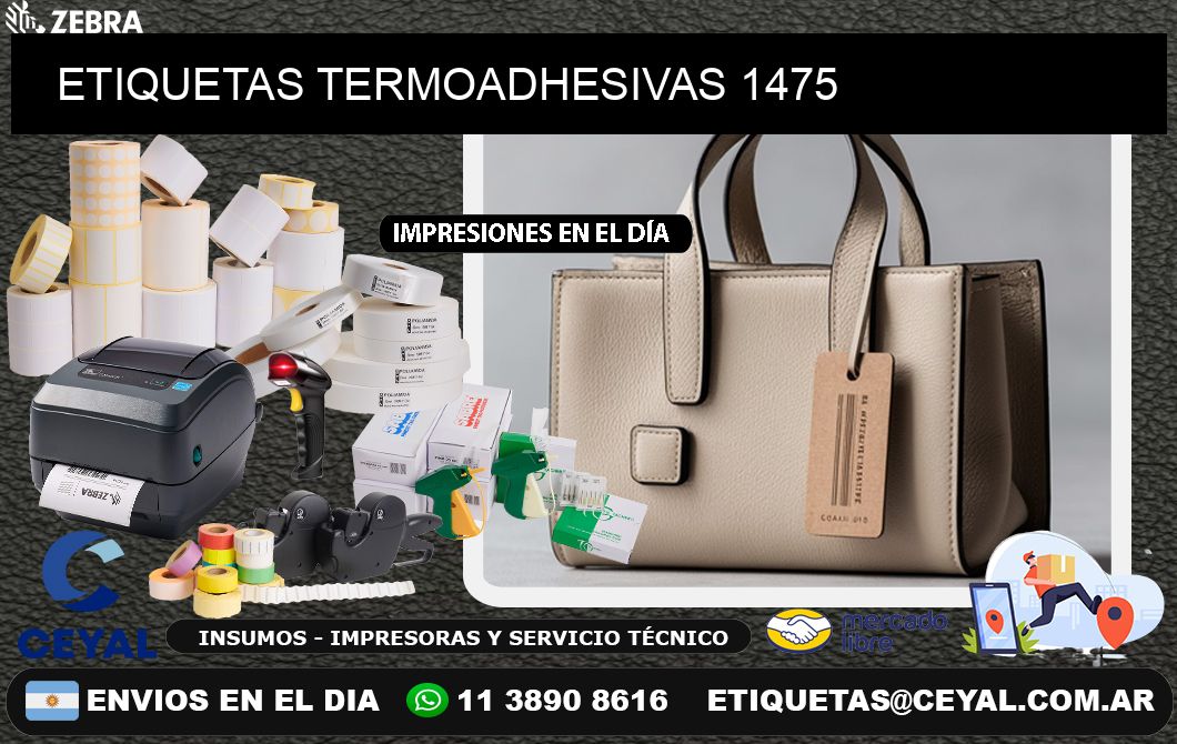 ETIQUETAS TERMOADHESIVAS 1475