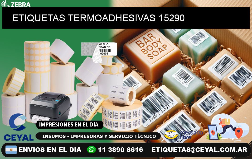ETIQUETAS TERMOADHESIVAS 15290