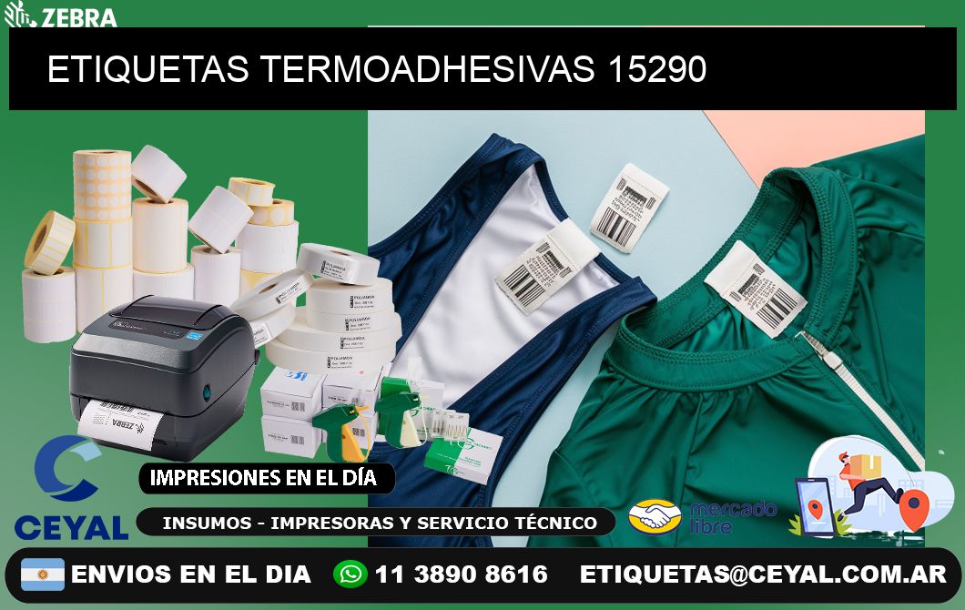 ETIQUETAS TERMOADHESIVAS 15290