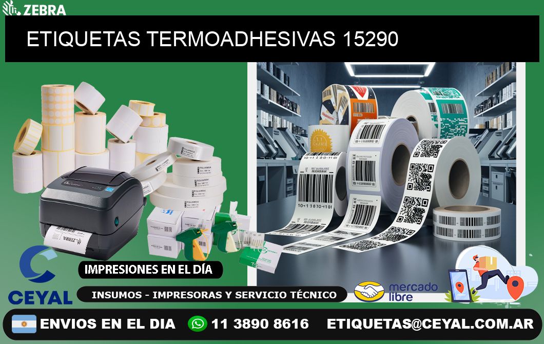 ETIQUETAS TERMOADHESIVAS 15290