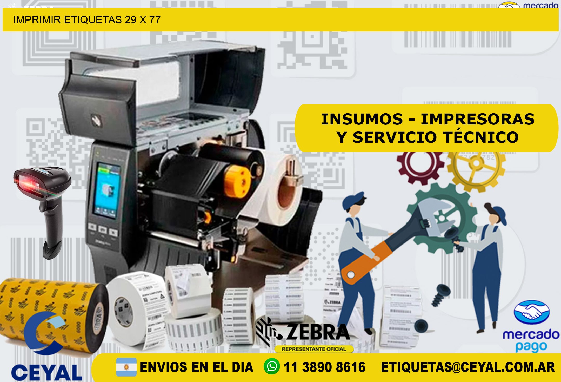IMPRIMIR ETIQUETAS 29 x 77