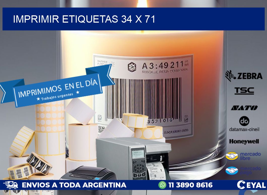 IMPRIMIR ETIQUETAS 34 x 71