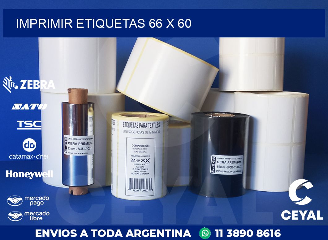 IMPRIMIR ETIQUETAS 66 x 60