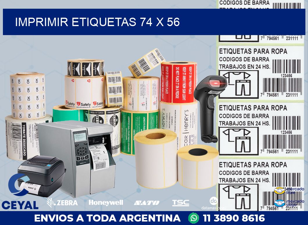 IMPRIMIR ETIQUETAS 74 x 56