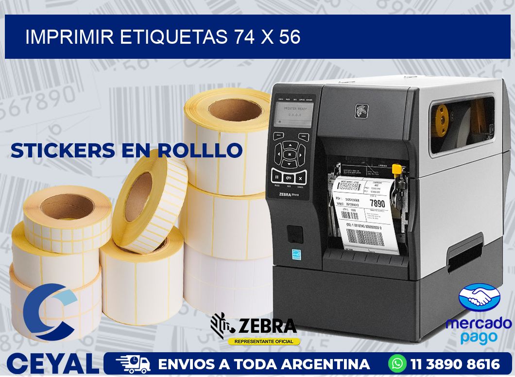 IMPRIMIR ETIQUETAS 74 x 56