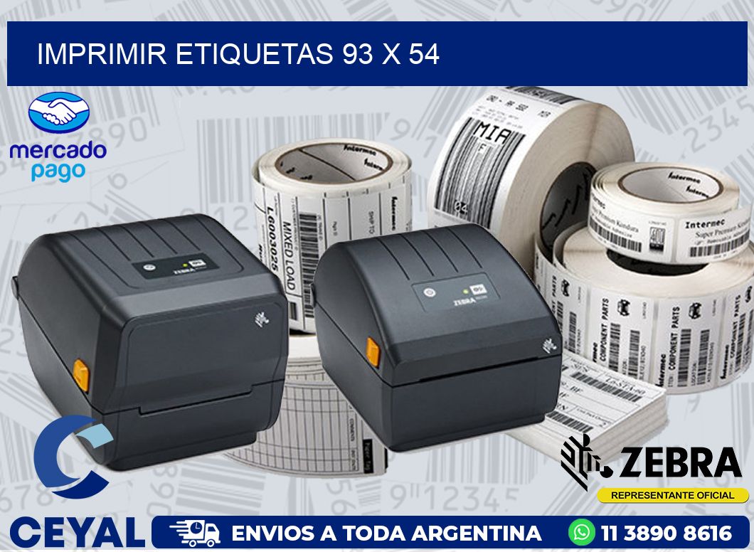 IMPRIMIR ETIQUETAS 93 x 54