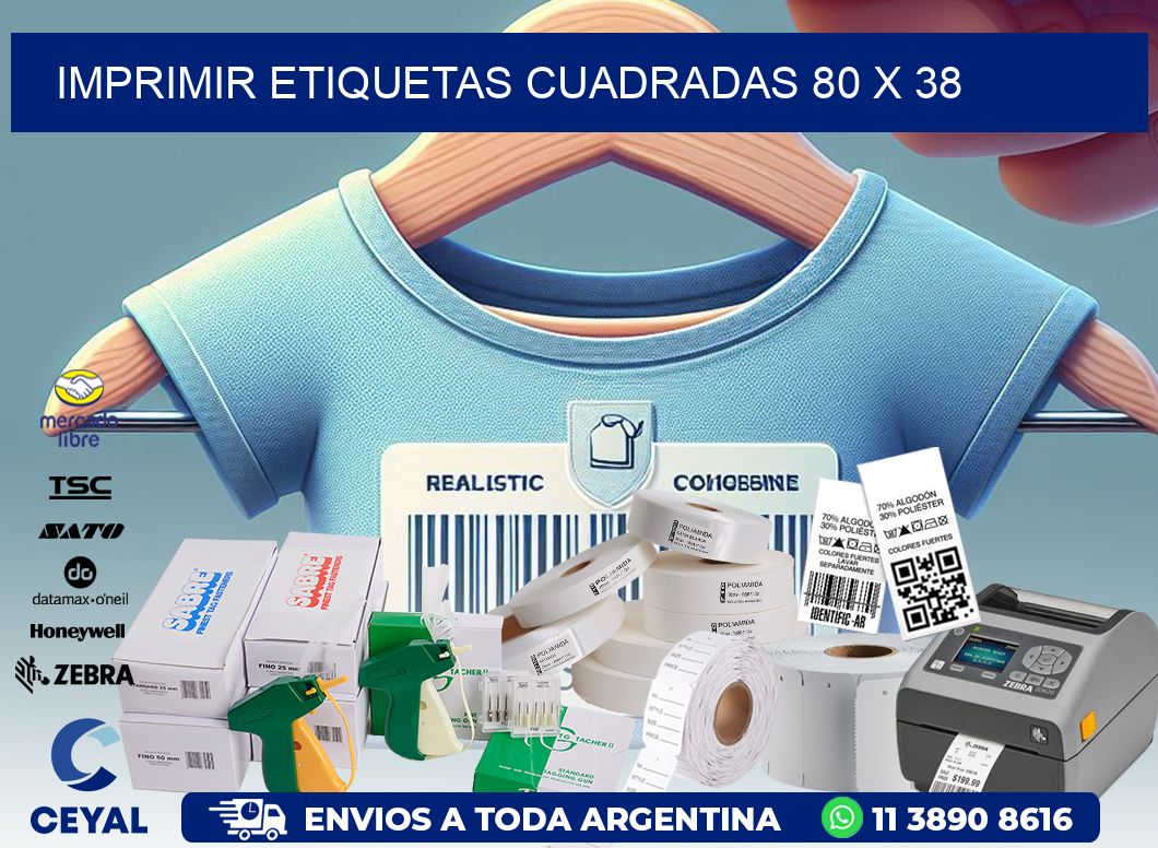 IMPRIMIR ETIQUETAS CUADRADAS 80 x 38