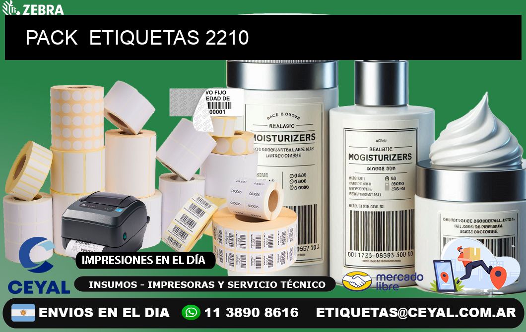 PACK  ETIQUETAS 2210