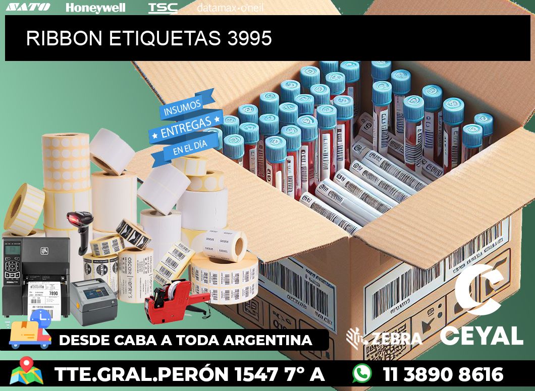 RIBBON ETIQUETAS 3995