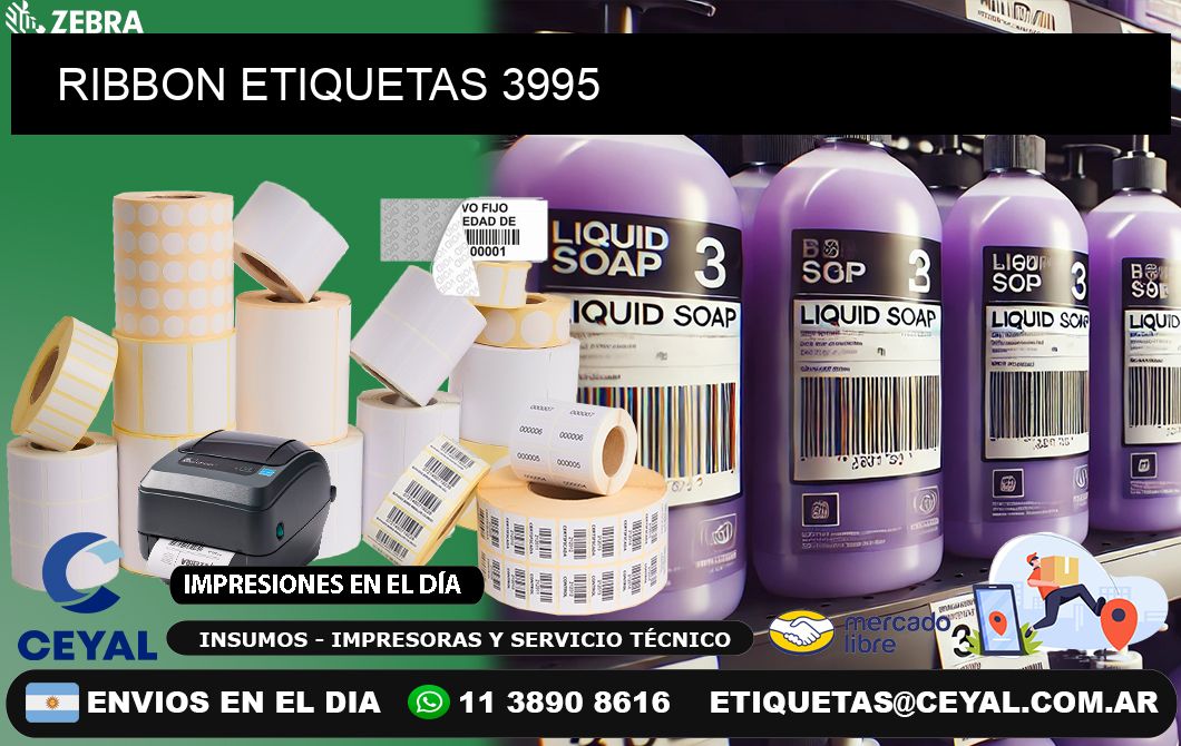 RIBBON ETIQUETAS 3995