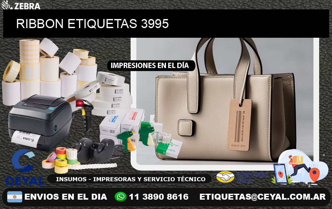 RIBBON ETIQUETAS 3995