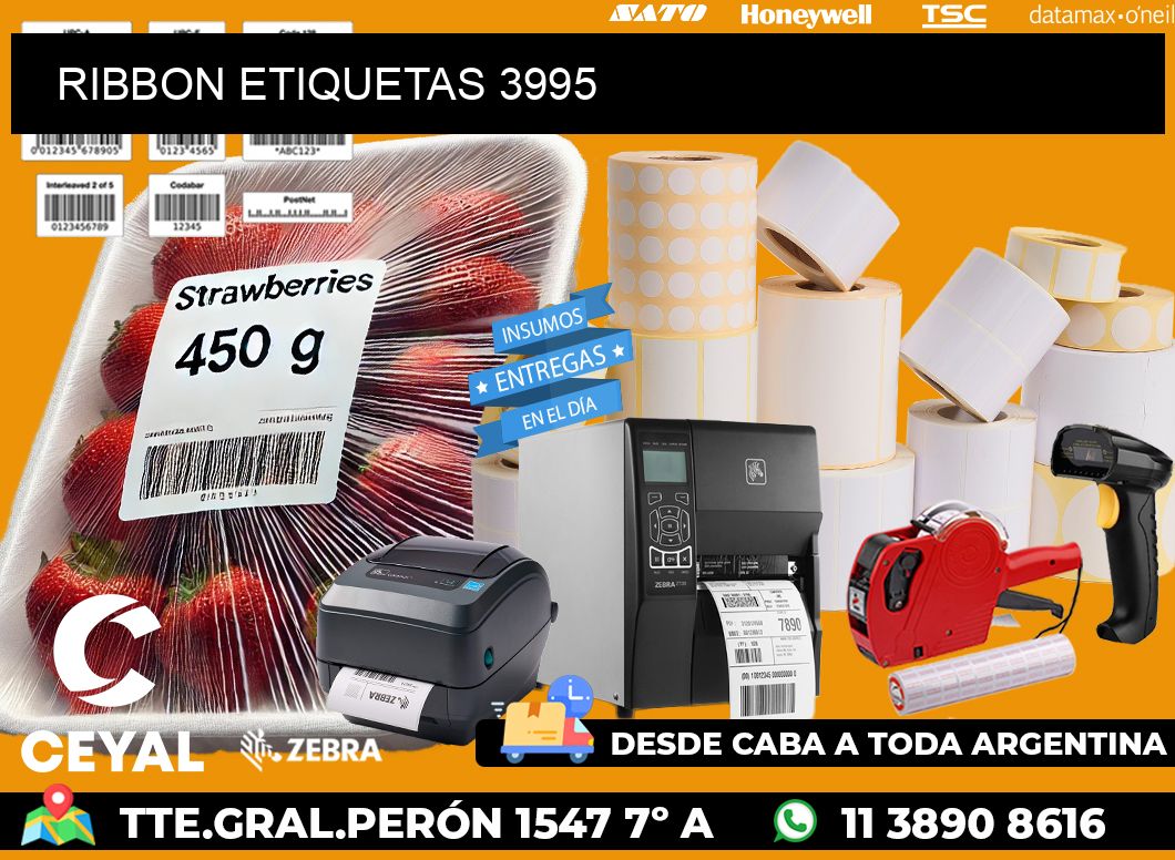 RIBBON ETIQUETAS 3995
