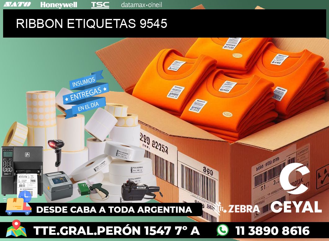 RIBBON ETIQUETAS 9545