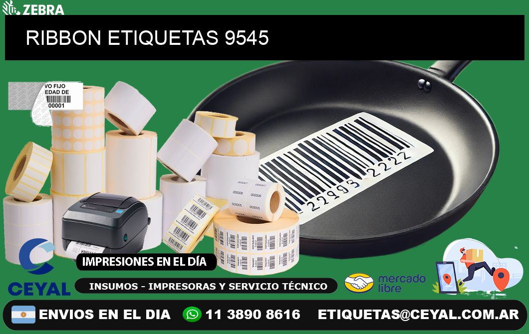 RIBBON ETIQUETAS 9545