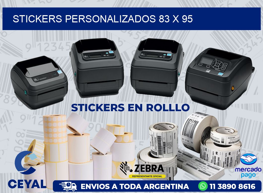 STICKERS PERSONALIZADOS 83 x 95