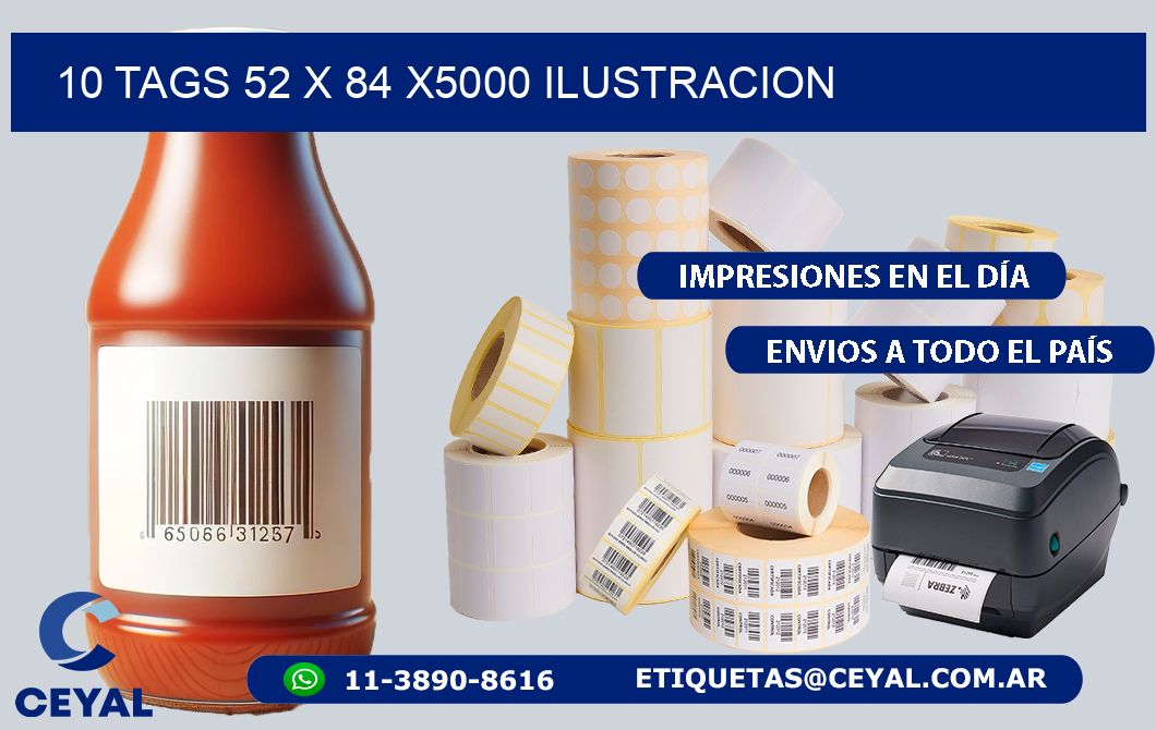 10 TAGS 52 x 84 X5000 ILUSTRACION