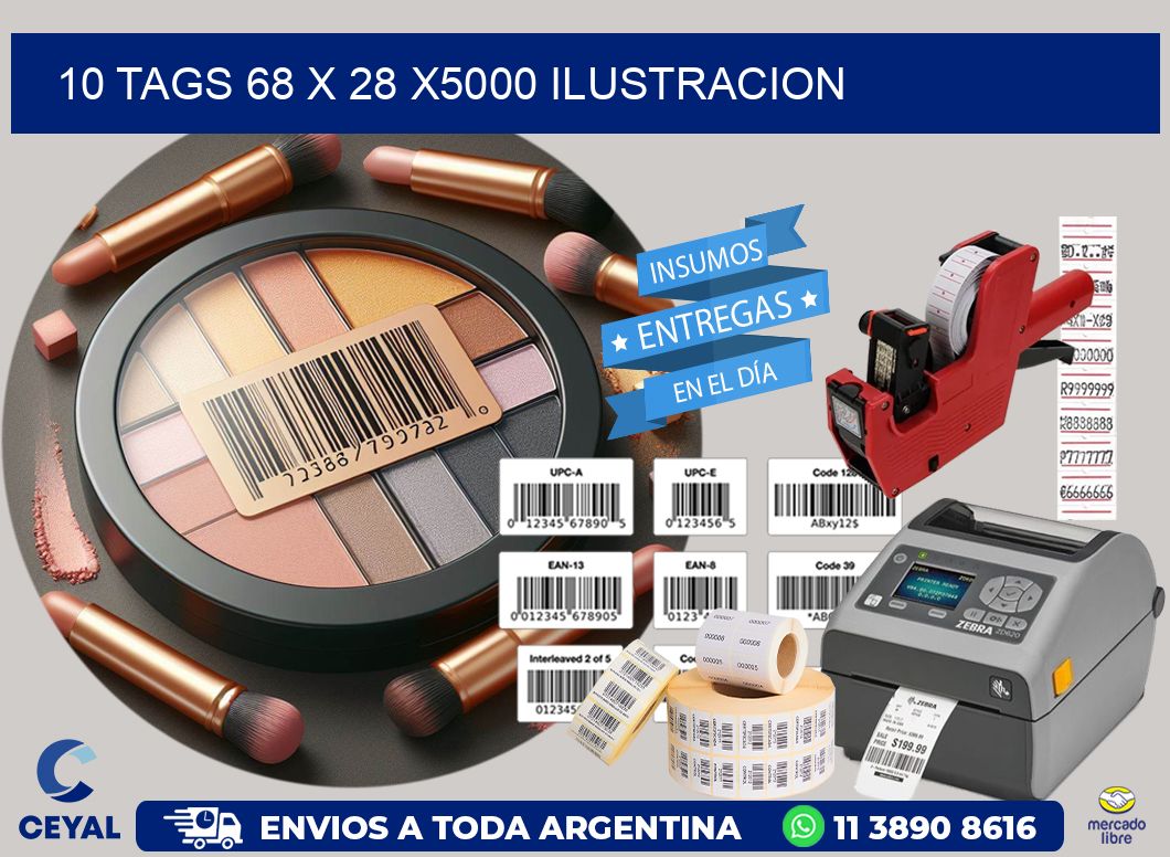 10 TAGS 68 x 28 X5000 ILUSTRACION