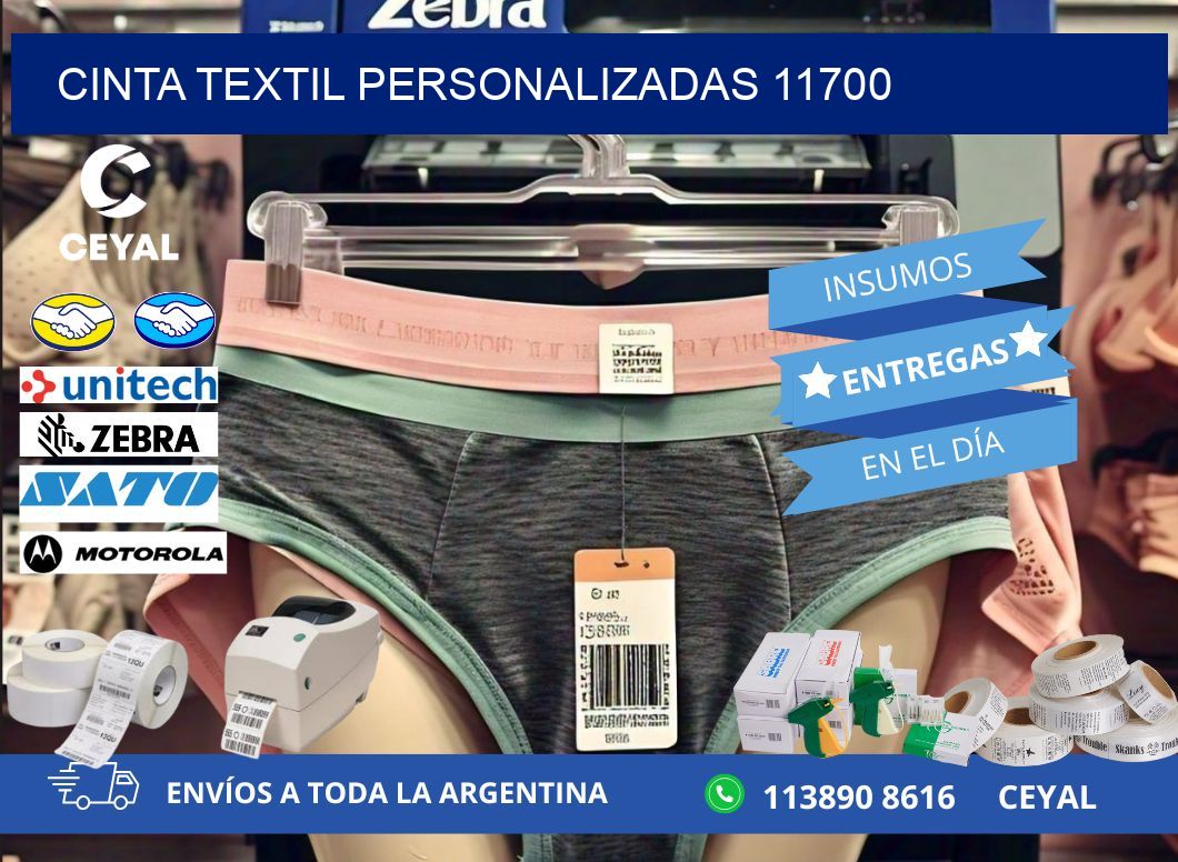 CINTA TEXTIL PERSONALIZADAS 11700