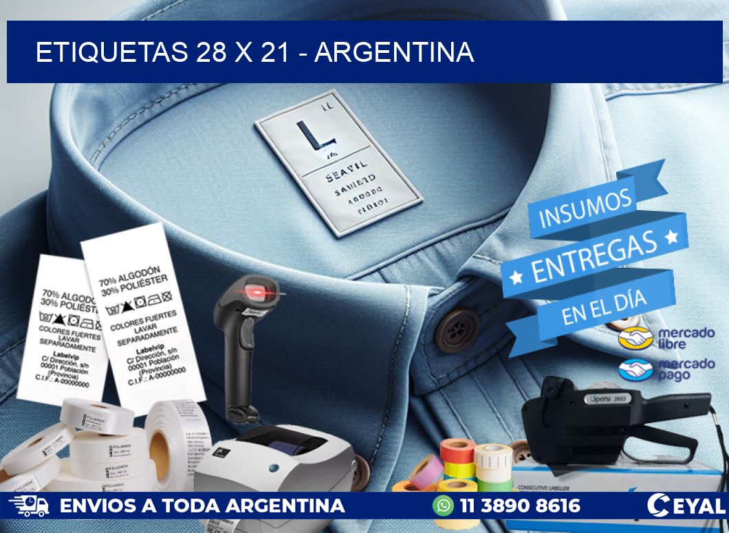 ETIQUETAS 28 x 21 – ARGENTINA