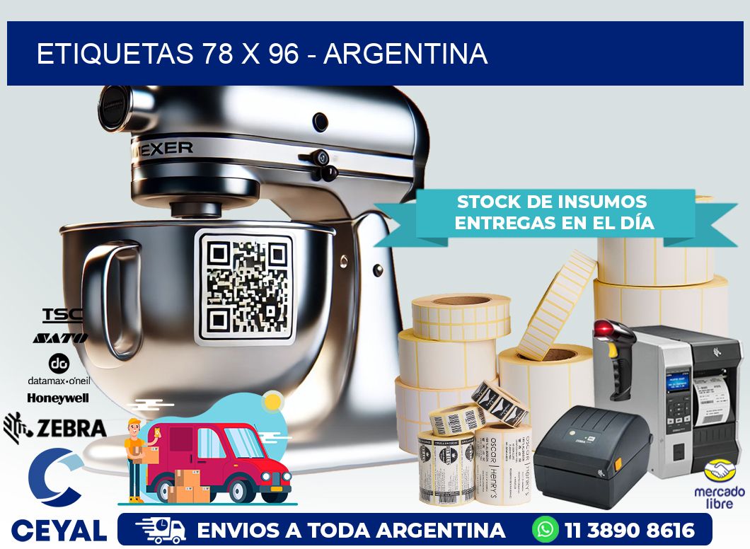 ETIQUETAS 78 x 96 – ARGENTINA