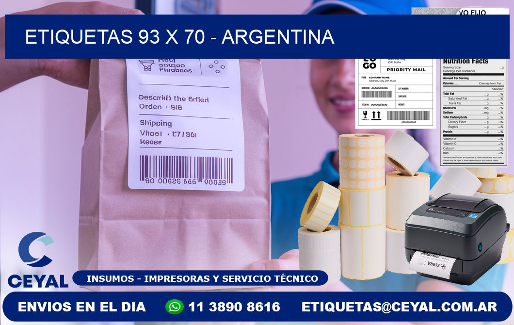 ETIQUETAS 93 x 70 - ARGENTINA