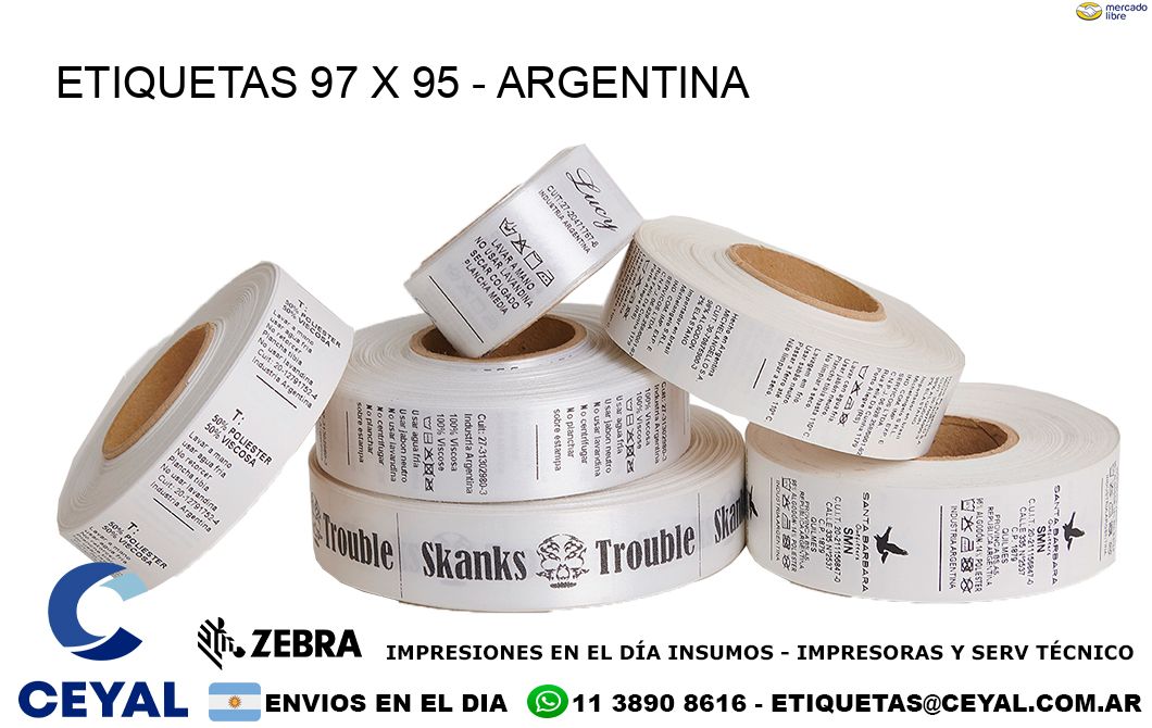 ETIQUETAS 97 x 95 - ARGENTINA