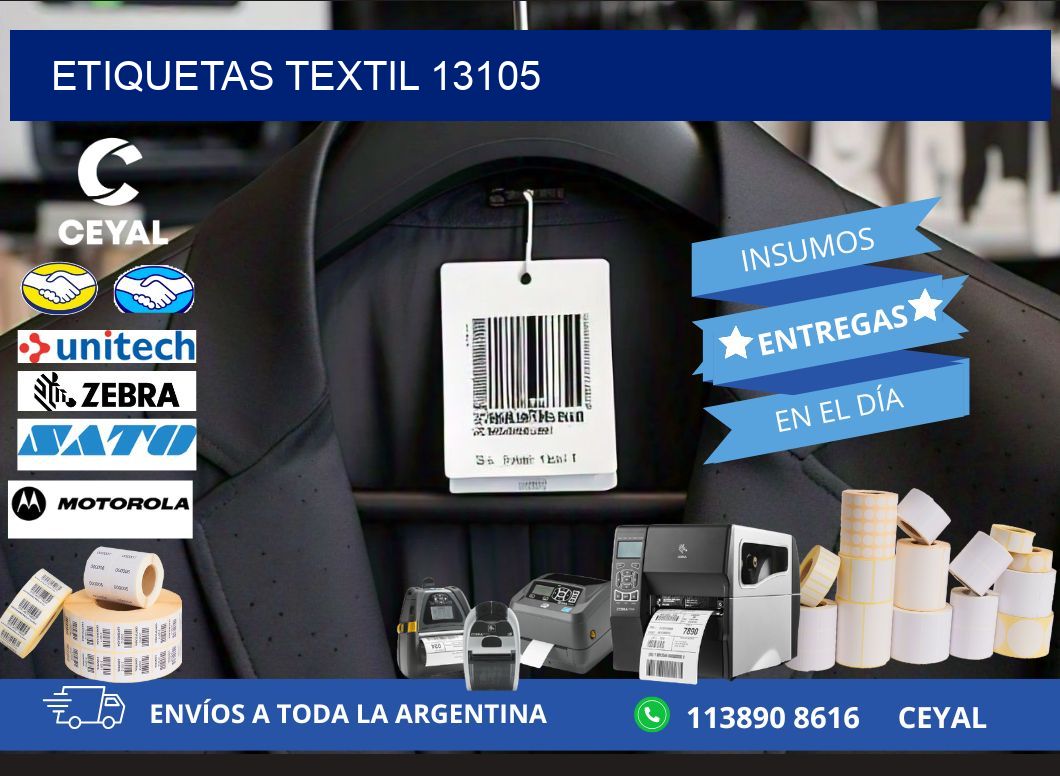 ETIQUETAS TEXTIL 13105