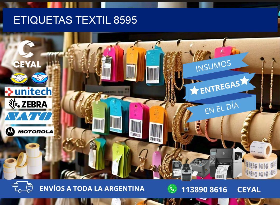 ETIQUETAS TEXTIL 8595