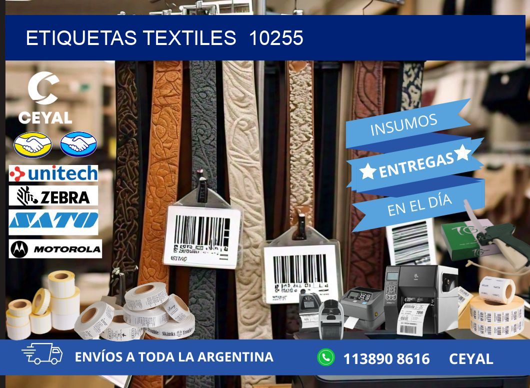 ETIQUETAS TEXTILES  10255