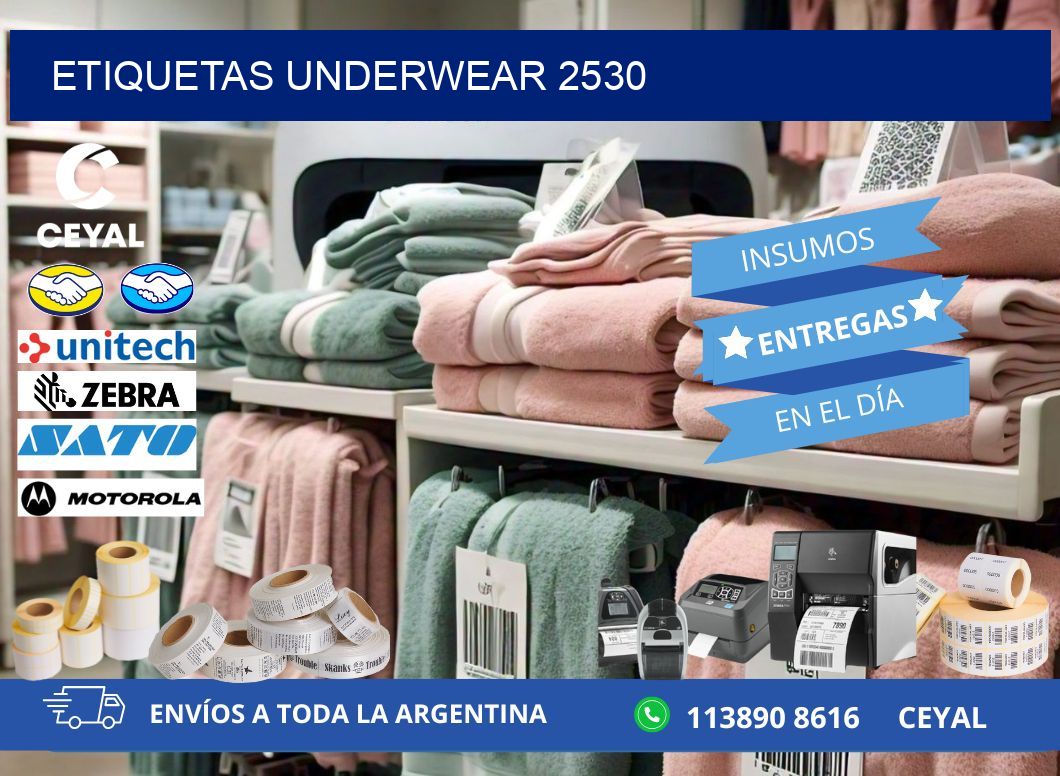 ETIQUETAS UNDERWEAR 2530